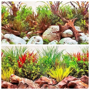 Фон для аквариума двусторонний Coastalhues/Crispriver, 30х15 м