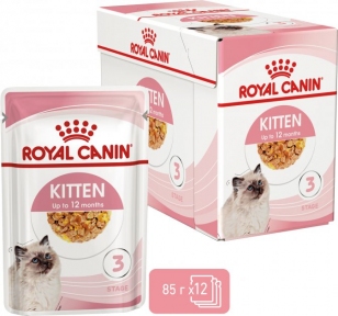 Royal Canin Fhn wet kit inst in jelly 9 + 3,шт по 85г корм для кошек 11492 Акция