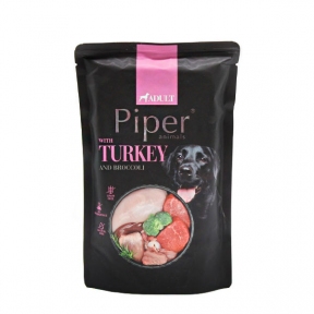 Консерва DN Piper Dog с индейкой и брокколи, 500 г