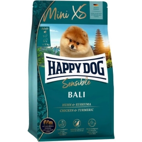 Happy Dog Sensible Mini XS Bali Сухий корм для собак малих порід з куркою та куркумою