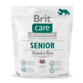 Brit Care Senior Lamb Rice ягненок с рисом сухой корм для пожилых собак всех пород 510023