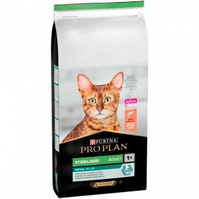 Pro Plan Sterilised Adult Renal Plus with Salmon Сухой корм для стерилизованных кошек с функцией поддержки почек с лососем