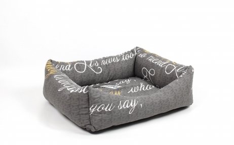 Лежак Дрьома ткань бязь Графити.