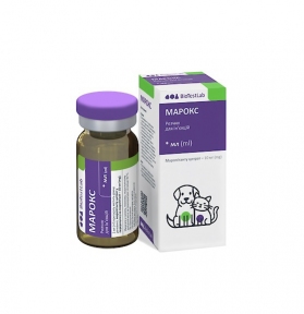 Ін'єкційний препарат Марокс BioTestLab маропітант (протиблювотний, аналог нівоміт), 10 мл. Ін'єкційний препарат Марокс BioTestLab маропітант (протиблювотний, аналог нівоміт), 10 мл.