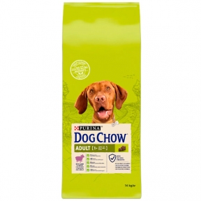 Dog Chow Adult 1+ Сухий корм для собак із ягням