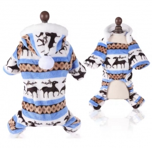 Комбінезон з оленями синій