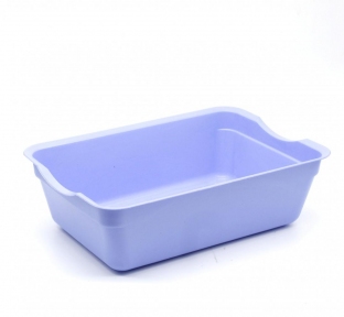 Туалет Днепр глубокий ультрамарин без сетки, 39,8х27х12 см