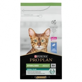 Акция! Pro Plan Sterilised Turkey Сухой корм для стерилизованных котов и кошек от 1 года с индейкой, 1,5 кг