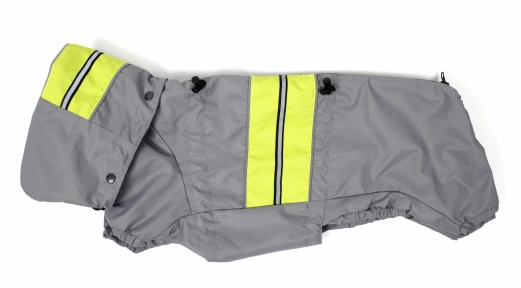 Дождевик Прайд на тонкой подкладке серо-салатовый (мальчик)