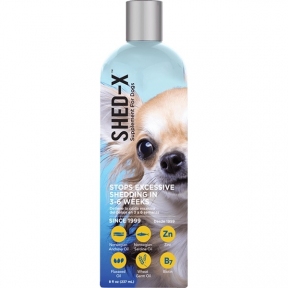 SynergyLabs Shed-X Dog Синерджи лабс Шед-Икс дог добавка для шерсти собак, против линьки