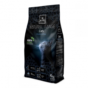 REX Natural Range Cats Chicken&Rice Сухой корм для котов с курицей и рисом