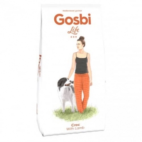 Сухой корм для собак Gosbi Life Croc With Lamb 15 кг