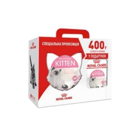 Акция Сухой корм Royal Canin Kitten для котят 2кг + 400г в подарок