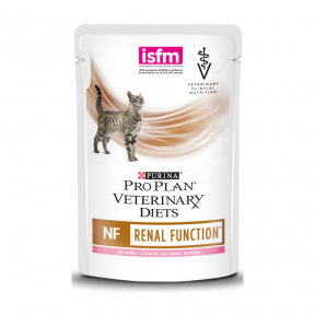 Purina Veterinary Diets NF Renal Function лікувальні консерви для кішок при патології нирок, з лососем павуч 85 г