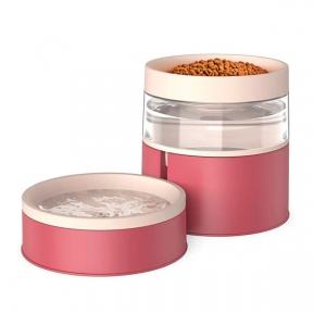 Автопоилка с миской 14х14х27 см