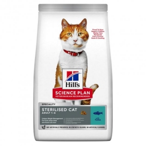 Hills SP fel Adult Sterilised Cat сухий корм для дорослих стерилізованих кішок з тунцем 607282