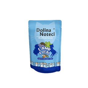 Dolina Noteci Premium Superfood консерва для котів ягня і телятина 85гр пауч 304753