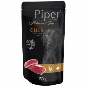 Dolina Noteci Piper Platinum Pure консерва для взрослых собак с уткой и рисом