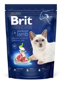 Brit Premium by Nature Cat Sterilized Lamb Сухой корм для стерилизованных котов с чувствительным пищеварением с ягнёнком