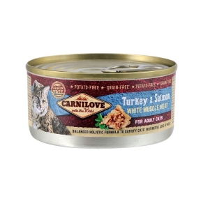 Carnilove Turkey Salmon влажный корм с индейкой и лососем для взрослых кошек 100 г