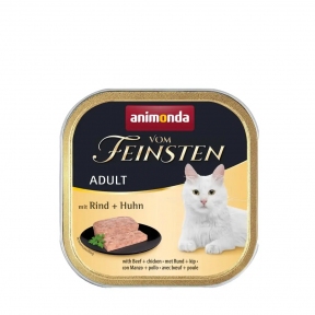 Animonda Vom Feinsten Adult with Beef + Chicken Консерва для котов говядина и курица  