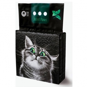 FUN CAT Mint Paws зерновой наполнитель для кошачьего туалета с ароматом мяты
