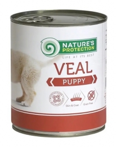 Корм Nature's Protection Puppy Veal Влажный для щенков с телятиной 400 гр.