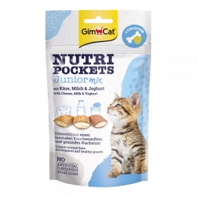 Gimcat Nutri Pockets Junior микс для котят