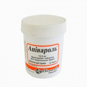 Апивароль таблетки против варроатоза