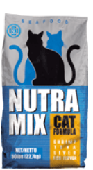 Nutra Mix Seafood сухий корм для котів та кішок з креветками, тунцем і печінкою