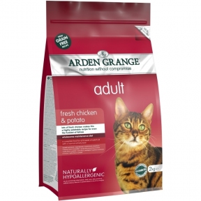 Arden Grange Adult Cat Fresh Chicken & Potato сухой корм для котов и кошек курица и картофель