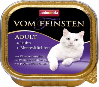 Animonda Vom Feinsten консерва для кошек с курицей и морепродуктами