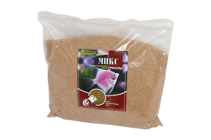 Микс-гранулы сухой корм для рыб 1 кг