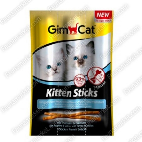 Gimcat Sticks лакомые палочки с индейкой и кальцием для котят