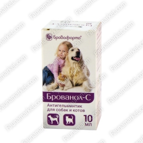 Брованол С суспензия для собак и кошек