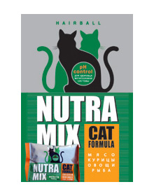 Nutra Mix Hairball сухой корм для выведения шерсти из организма кошек