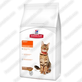 Hills SP Feline Adult Optimal Care сухой корм для котов и кошек с ягненком