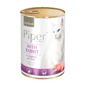 Dolina Noteci Papir cat Консерва с кроликом для стерилизованных кошек 400г 302179