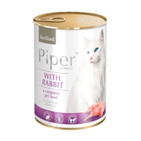 Dolina Noteci Papir cat Консерва з кроликом для стерилізованих котів 400г 302179