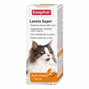 Laveta Super For Cats, Beaphar — Витамины для шерсти кошек 50 мл