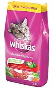 Whiskas Мясное ассорти с овощами