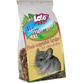 Lolopets HERBAL корм для шиншилл овощи и фрукты 100 г 74122