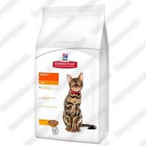 Hills SP Feline Adult Light сухой корм для поддержания идеального веса взрослой кошки с курицей