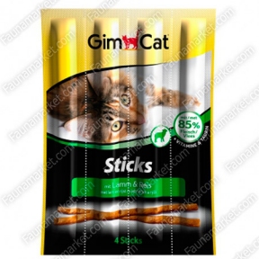 Gimcat Sticks ласі палички з ягням і рисом для котів