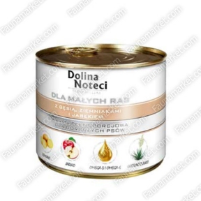 Dolina Noteci Premium вологий корм для собак дрібних порід гусаком, картоплею і яблуком 185г