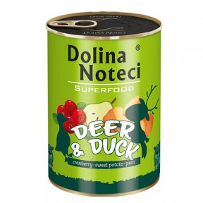 Dolina Noteci Superfood консерви для собак олень і качка