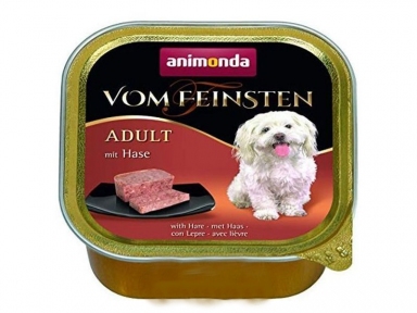 Animonda Vom Feinsten Forest mit Hase вологий корм для дорослих собак з кроликом