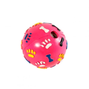 Мяч для собаки с лапкой