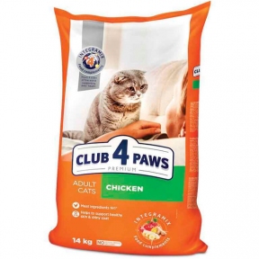 Club 4 Paws (Клуб 4 лапи) Premium Adult Cat Chicken Сухий корм для котів з куркою