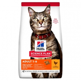 Hills (Хиллс) SP Feline Adult Chicken - Сухой корм для кошек с курицей -  Сухой корм для кошек -   Вес упаковки: 10 кг и более  